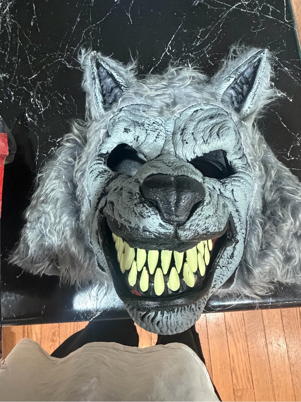 Full Moon Madness :Shirt with attached fur and Ani-Motion Character Mask
